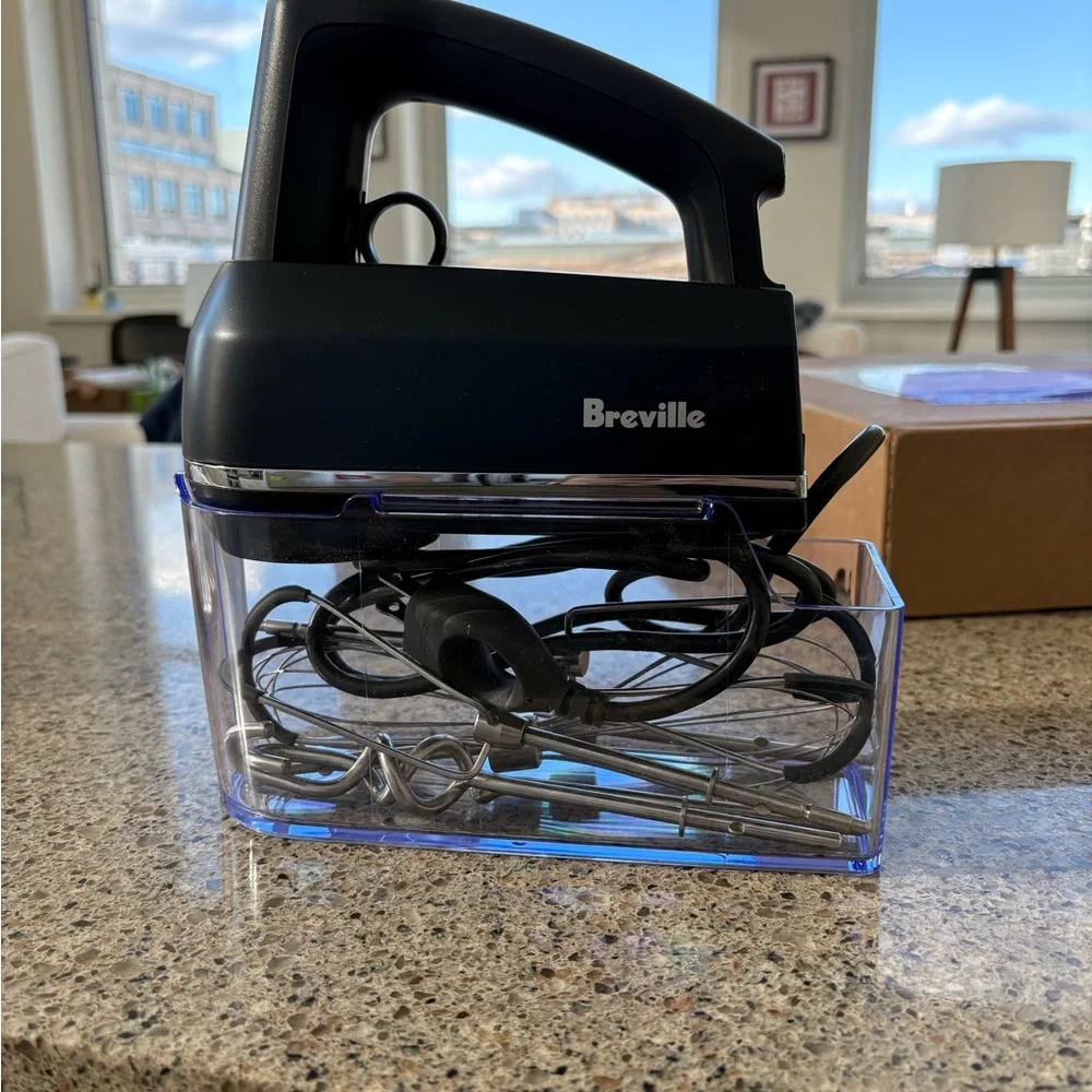 Like New Breville Hand Mixer in Damson Blue— Used Twice - Picture 9 of 10
